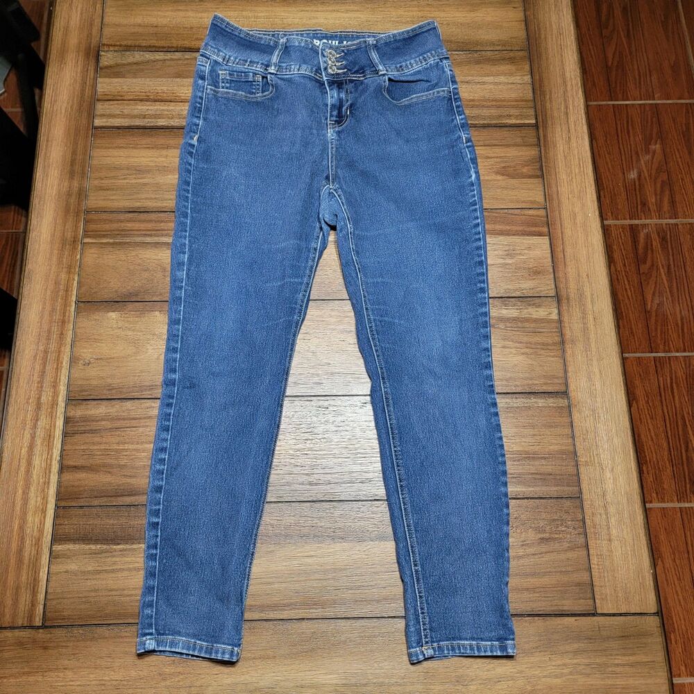 Hydraulic High Rise "Natural" Ankle Skinny Denim Jeans - Size 10